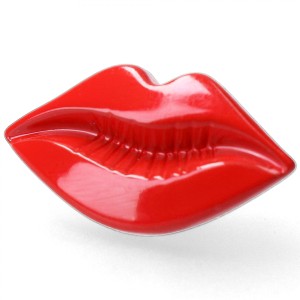 Pin do butonierki Usta