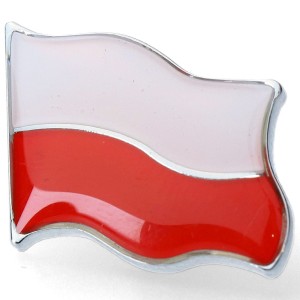 Pin do butonierki Flaga Polski