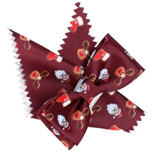 Mucha Junior Mikołajki bordo świąteczna półposzetką 