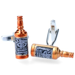 Spinki do mankietów Butelka Whiskey