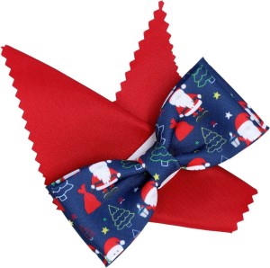 Mucha Junior Mikołajki granat świąteczna półposzetką