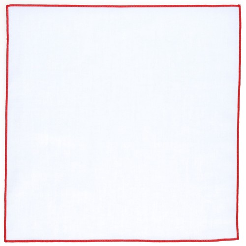 poszetka-bawelniana-biala-czerwona