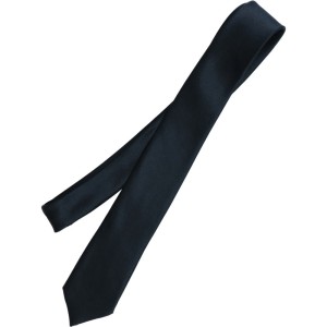 Krawat Młodzieżowy Gładki czarny