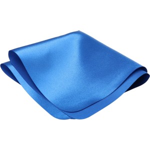 Poszetka gładka satyna Niebieska