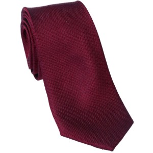 Krawat jedwabny Bordowy 