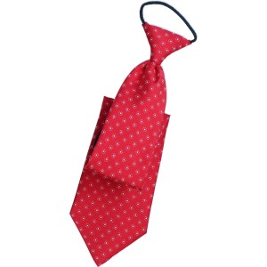 Krawat dziecięcy Wzorki czerwień