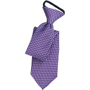 Krawat dziecięcy Fioletowe romby