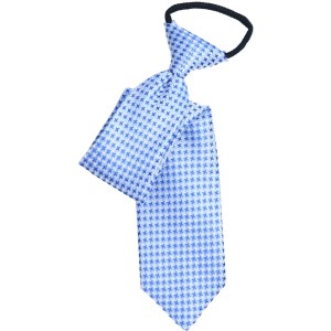 Krawat dziecięcy Wzorki niebieski