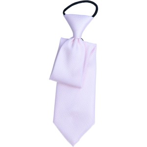 Krawat dziecięcy Jasny róż - subtelna faktura