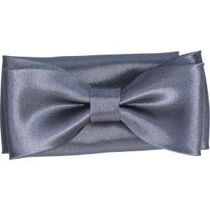 Mucha dziecięca Ciemno-szara z poszetką