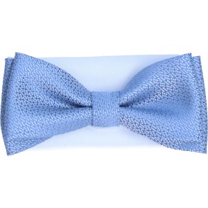 Mucha dziecięca Mikro wzorek niebieska z poszetką