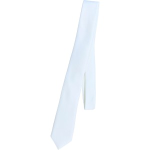 Krawat Młodzieżowy Biały Kość słoniowa