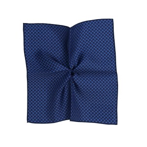 Poszetka jedwabna Paisley granat