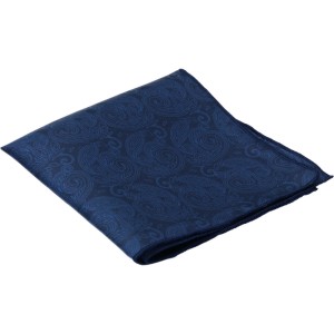 Poszetka jedwabna paisley granat 