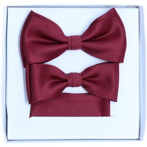 Komplet Muchy Tata i Syn Bordo PREMIUM